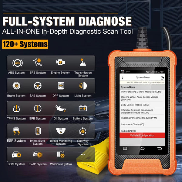 DPF Regeneration, ABS, SRS Reset & Diagnostic Tool For Mitsubishi