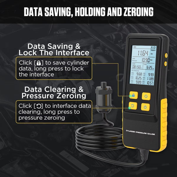 Digital Cylinder Pressure Gauge for Cadillac