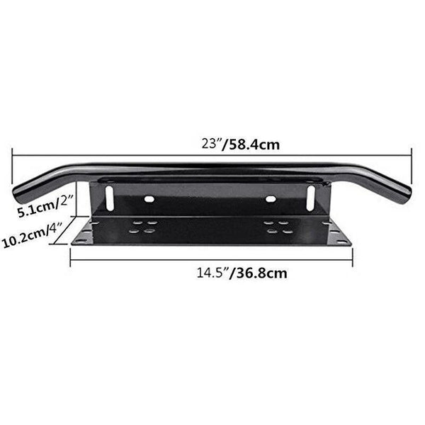 Nudge Bumper Bull Bar & Light Mount Bracket for Fiat