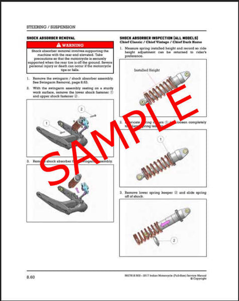 Indian Repair & Service Manual – Choose Your Motorcycle (Instant Access)